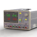 Dual Channel Adjustable DC Power Supply With Digital Voltage Current Display And Knob Control