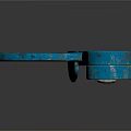 Durable Blue Hardware Utility Knife With Ring Handle And Worn Blade