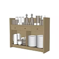 Modern Kitchenware Tableware Collection 3d model
