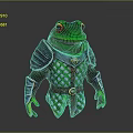 Frog Poison Frog Game Frog Reptile Cold Blooded Animal Reptile 3d model
