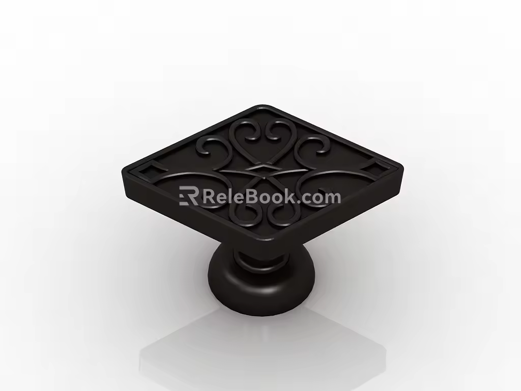 Modern classical handle 3d model