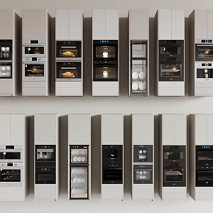 Disinfection cabinet of steam oven 3d model