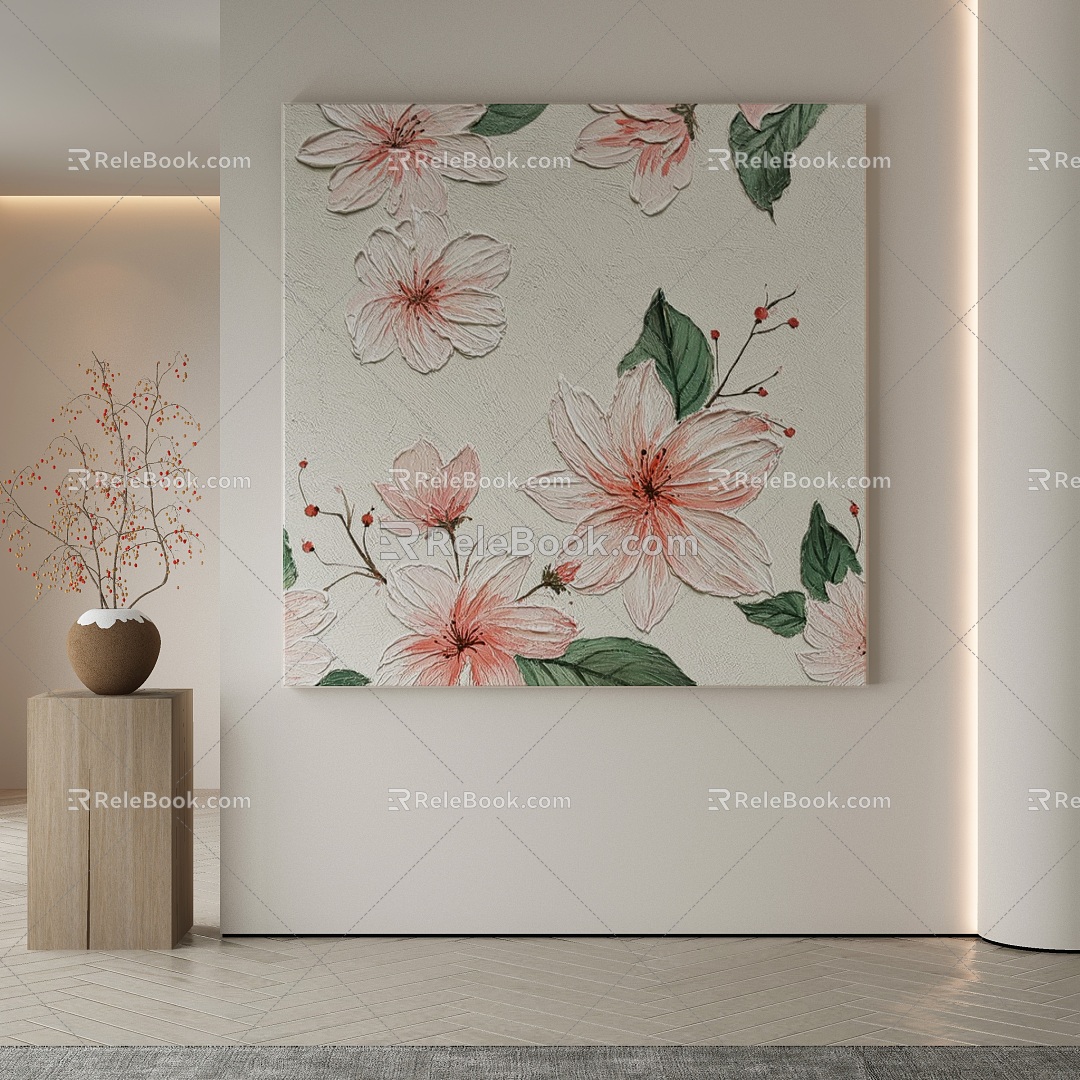 modern decorative painting 3d model