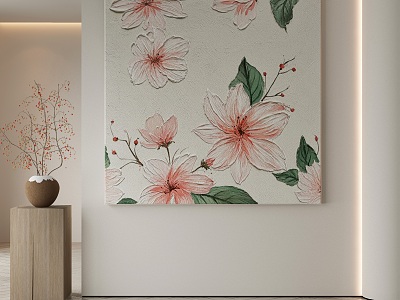 modern decorative painting 3d model