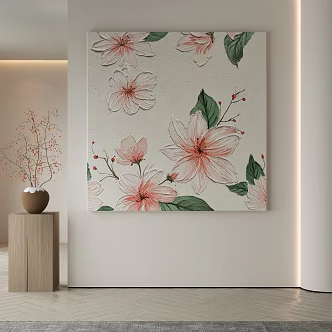 modern decorative painting 3d model