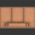 Ancient Stone Artifacts Showcased In Wooden Glass Display Cabinet With Carvings
