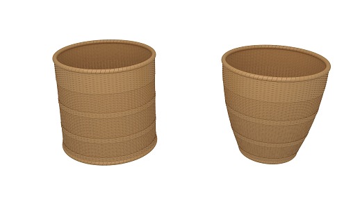 Bamboo Basket Bamboo Basket Woven Storage Basket 3d model