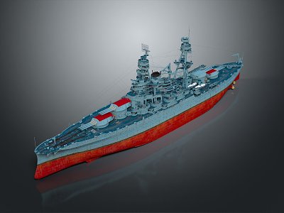 Modern Warship Ship Warship 3d model