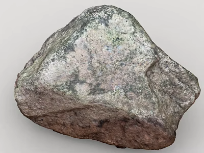 Natural Stone and Wood Craft Material with Rustic Organic Texture Design 3d model