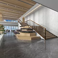Modern Hall Public Recreation Area 3d model