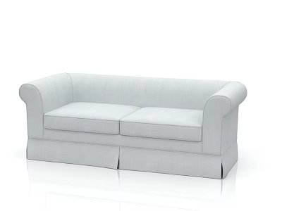 Modern Three-Seat Sofa Fabric Three-Seat Sofa 3d model