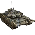 T90 T90S main battle tank light medium Russian tank low face number low model simple model game sub-era film and television level super realistic 3d model