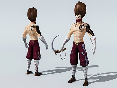 Modern Game Characters 3d model Modern Game Characters 3d model