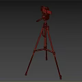 Professional Digital Camera Mounted On Lightweight Tripod For Photography Enthusiasts