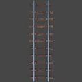 Strong Train Railway Track With Wooden Sleepers And Metal Rails