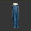 High Waist Blue Denim Jeans Straight Leg Casual Fashion Trendy Comfortable Fit For Daily Wear