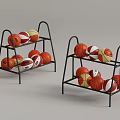 Black Multi Tiered Ball Storage Racks With Basketballs And Volleyballs