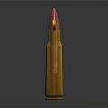 Two Golden Bullet Shaped Household Items With Red Nozzles And Handles