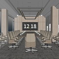 Conference Room 3d model