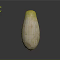 Fresh Daikon Radish with Green Top and White Root on Dark Background
