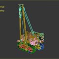 Yellow Crawler Crane With Tracks Boom And Heavy Duty Construction Use