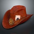 Cowboy Hat Fashion Cowboy Hat Western Cowboy Hat Men's Cowboy Hat Sun Hat American Cowboy Hat 3d model