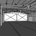 Durable Open Steel Frame Sports Fitness Shelter Structure With Spacious Interior