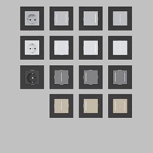 Simple switch socket 3d model