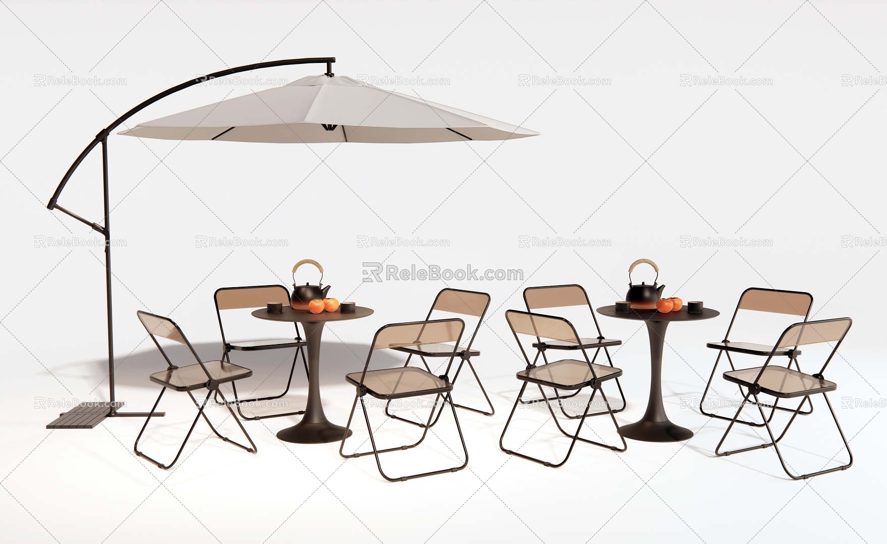 Modern Outdoor Table and Chair Outdoor Chair Iron Leisure Chair model