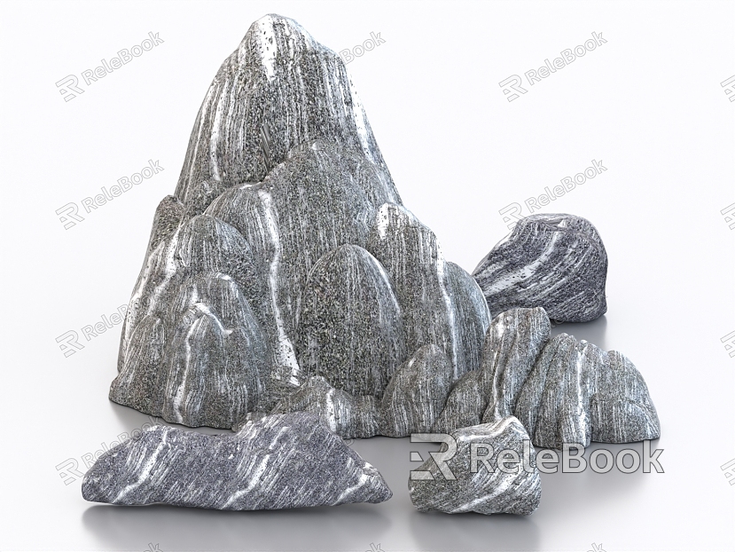 Landscape stone stone stone rockery marble hemp stone model