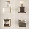 Modern Bedside Tables With Various Design Styles Storage Drawers And Decorative Table Lamps