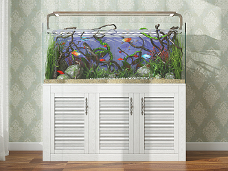 Jane Ou Fish Tank 3d model