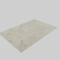 Elegant Soft Textured Square Rug In Light Gray Modern Minimalist Design