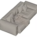 Modern Multiplayer Sofa 3d model