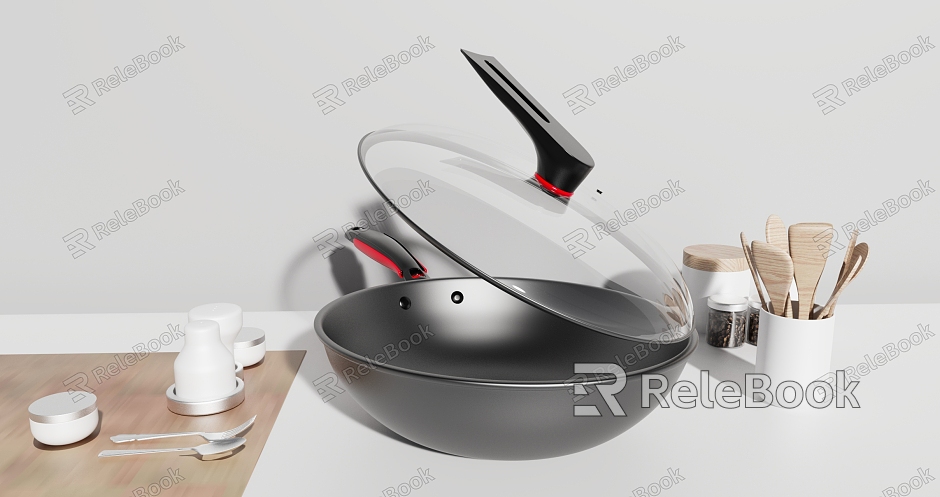 kitchen supplies wok model