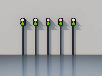 Stylish Hinged Door Design For Modern Home Interior With Glass Panel And Metal Frame 3d model