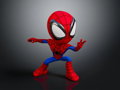 Modern Spiderman Cartoon Spiderman Anime Spiderman 3d model