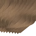 Modern Ceiling Special-shaped Ceiling Wave Ceiling Curve Corrugated Ceiling 3d model