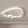Modern LED Ceiling Lights With Sleek Geometric Shapes And Soft Glow 3d model