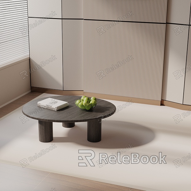 Modern coffee table model