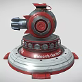 Sci-fi Turret Sci-fi Turret Sci-fi Cannon Sci-fi Cannon Future Weapon High-tech Low Face Number Low Model Simple Model Game Movie and TV Level Super Realistic 3d model