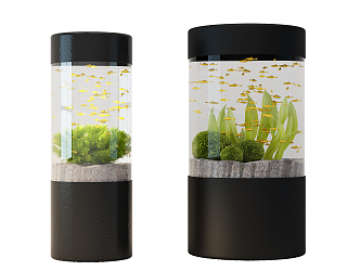 Fish tank 3d model