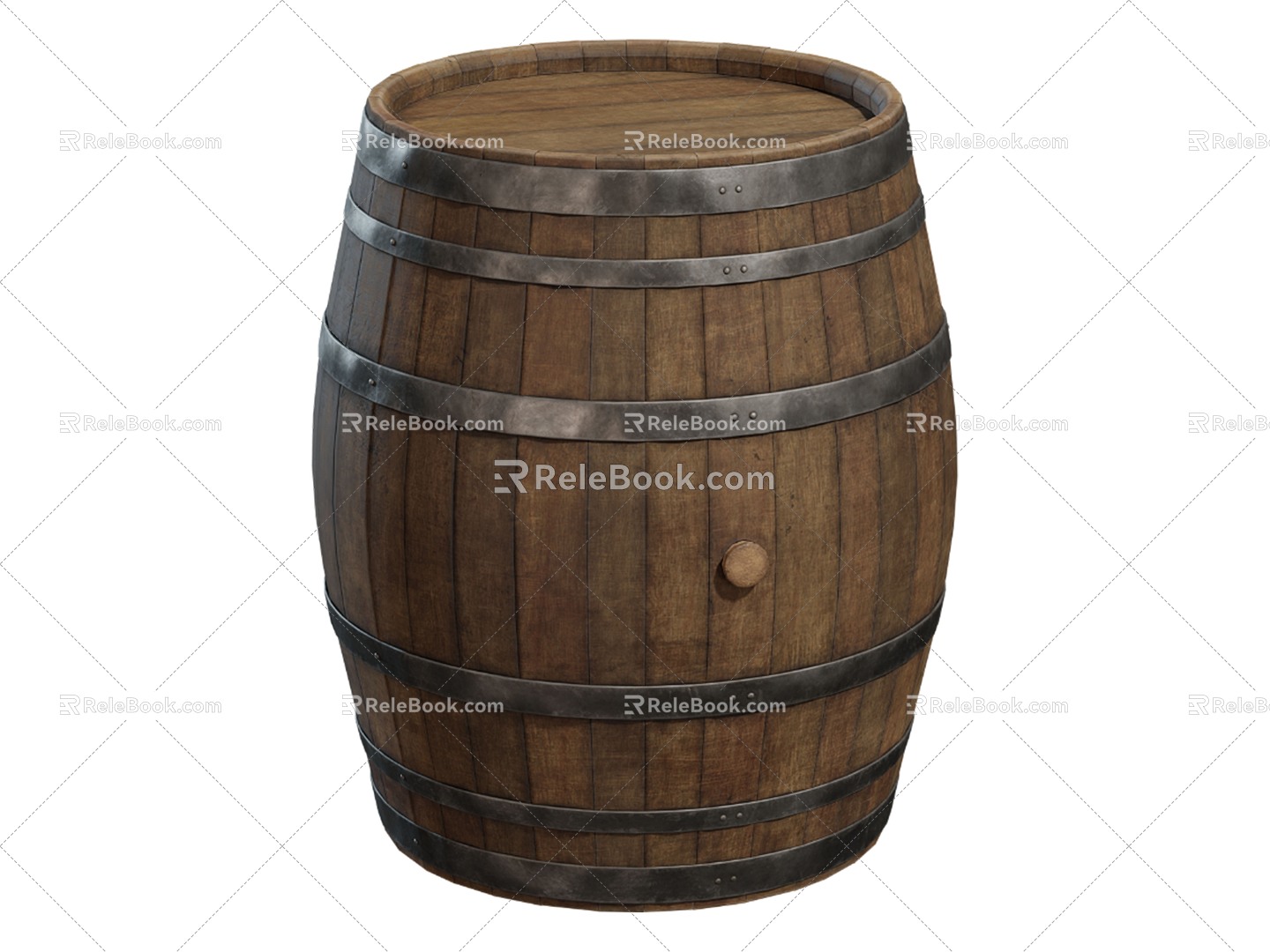 Wine barrel model