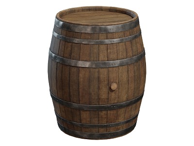 Wine barrel model