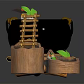 Modern Jar Bath Basin Soup Jar 3d model