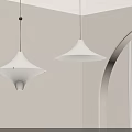 Elegant Modern Chandeliers With Unique Design And Soft Lighting In Minimalist Interior