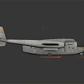 Silver Airplane Model with Blue Star Markings on Wings and Red Display Base