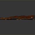 rifle semi-automatic rifle combat rifle battle rifle carbine war rifle attack rifle 3d model