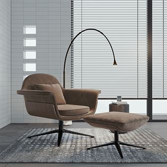 Modern Leisure Chair Milotti 3d model