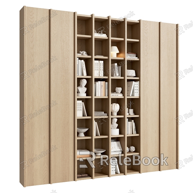 Cabinet Decorative Cabinet Furnishings Ornaments Book Ornaments model